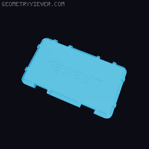 Dremel tool box 3D model thumbnail