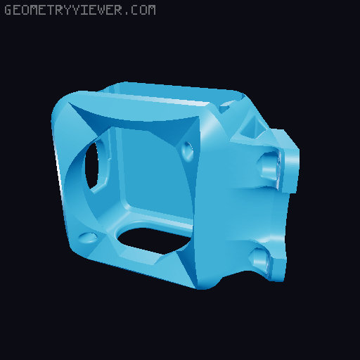 T4 Max FOV Action 2 DJI TPU Drone Mounts 3D model thumbnail