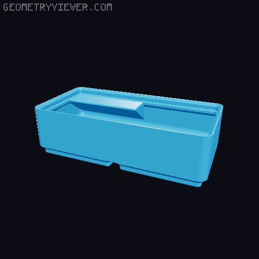 Gridfinity cups height 3 (25mm) collection 3D model thumbnail