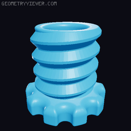 Cabinet Leveling Foot - Small 3D model thumbnail