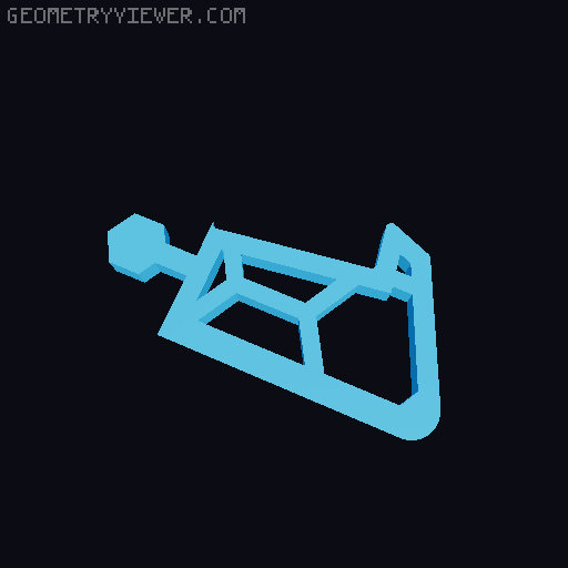 GUITAR STAND PRUSACASTER 3D model thumbnail