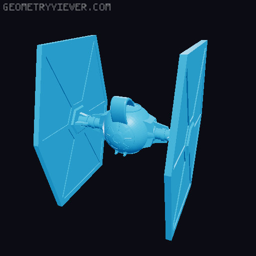 Star Wars hangers 3D model thumbnail