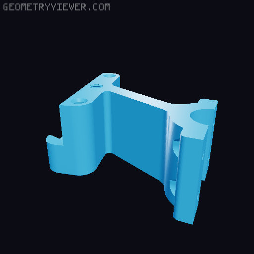 Scooter / Bike Phone Stand Mount (M365) 3D model thumbnail