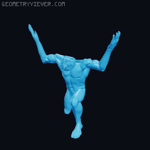 Atlas lamp 3D model thumbnail