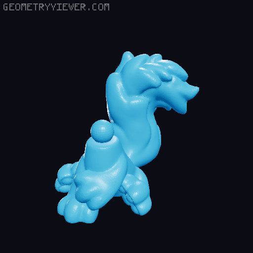 LPS Squirrel / Skunk Triplets 3D model thumbnail