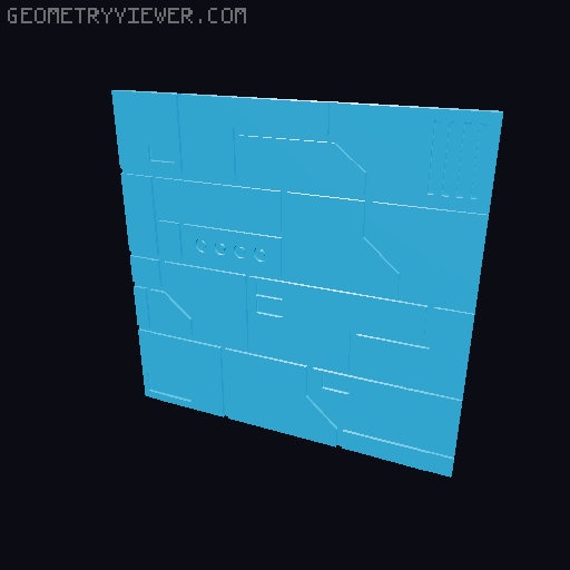 Star Wars 3.75" imperial fortress 3D model thumbnail