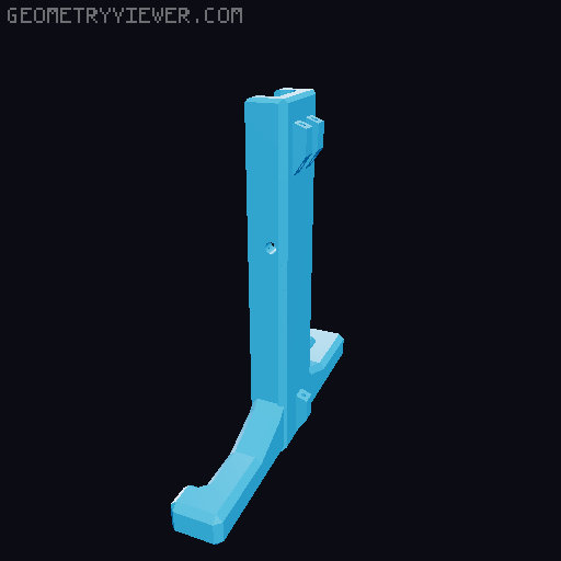 Easy Bolt Action + T-Pull Mod X-Shot Fury-X (simply slide over the picatinny rail) 3D model thumbnail