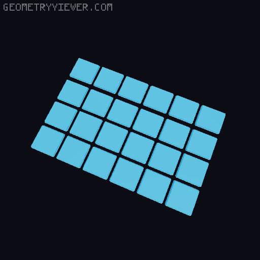 Gridfinity Rugged Storage Box, Parametric and Customizable 3D model thumbnail