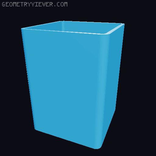 Organizer Box (Taller Version) 3D model thumbnail