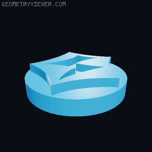 Magic: The Gathering Counters / Chips UPDATED 5-3-2019 (Life, Mana, Abilities, Loyalty, Energy, Power, Toughness) MtG #MtGCounters 3D model thumbnail