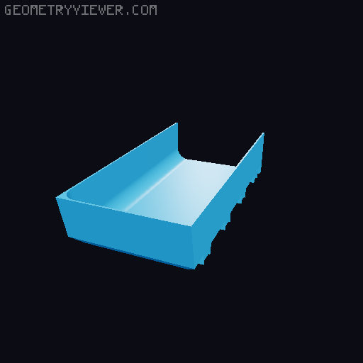 Modular Drawer Organizer Remix 3D model thumbnail