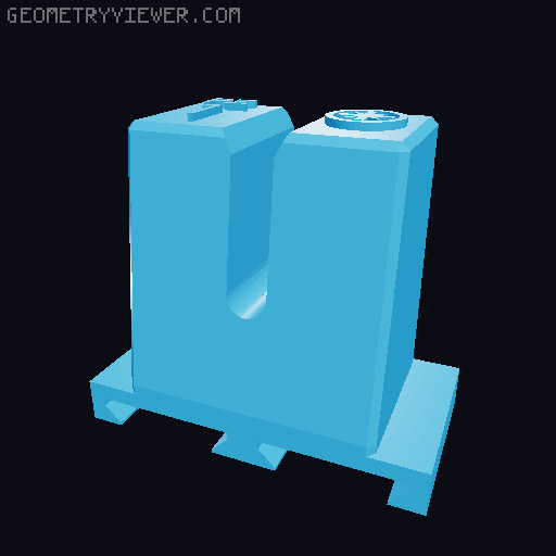Multiboard - WERA Kraftform MultiConntect mounts REMIX 3D model thumbnail
