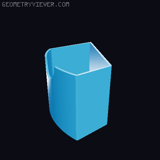 Base with drawers for Galileo microscope 3D model thumbnail