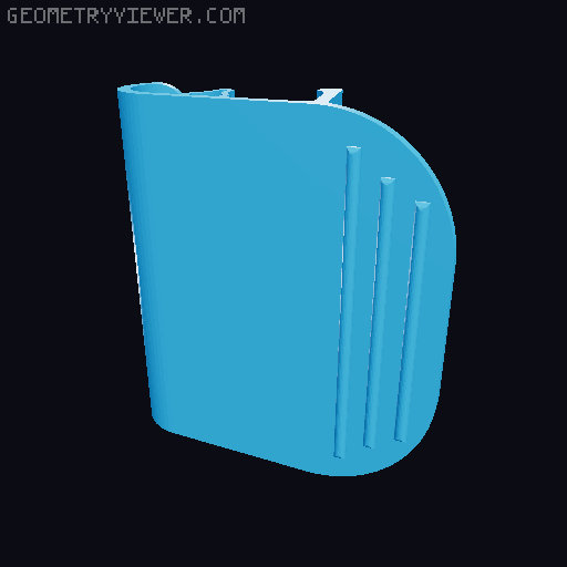 Drying Rack Locking Clip Generator 3D model thumbnail