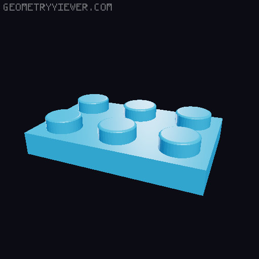 Prusa Tower LEGO like set 3D model thumbnail