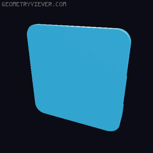 Rounded Bottom Box with Lid 3D model thumbnail