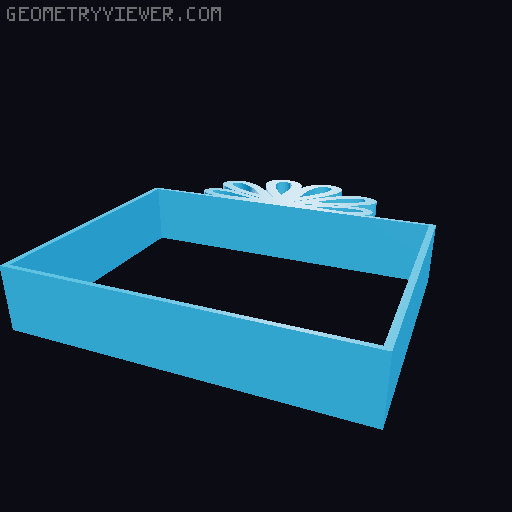 Box for Victorinox Knife 3D model thumbnail