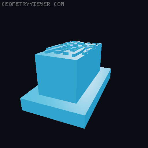 Stargate Hidden Button - Remix of ttt - gate7_1_6x3 Magnets Power and support by Spradlinb  (please note magnets are actually 6x2.75mm) 3D model thumbnail