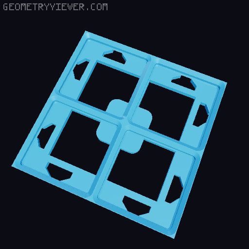 Gridfinity Refined 3D model thumbnail