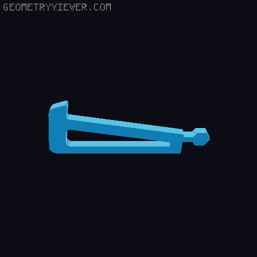 Acoustic Legs for PrusaCaster Guitar Stand 3D model thumbnail