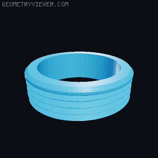 Moon Rocket v2 24mm motor 3D model thumbnail
