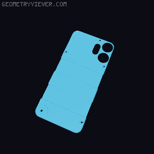 Cat Powered Screen Protector 3D model thumbnail