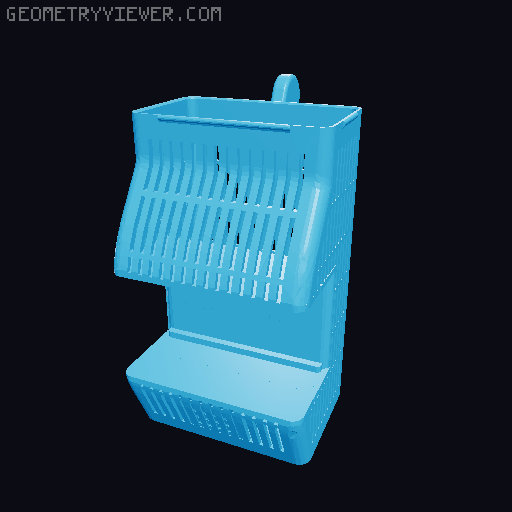 AMS Dryer Pod with Hygrometer and Tab 3D model thumbnail