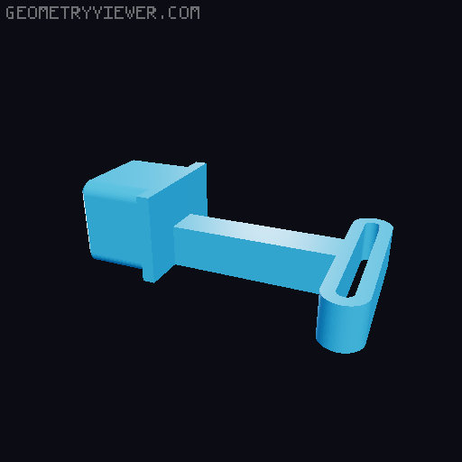 Bistable Fidget Button Compact 3D model thumbnail