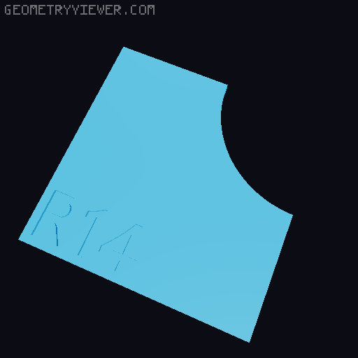 Radius Gauge - Convex & Concave 3D model thumbnail