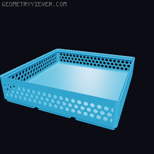 Gridfinity Hex Bins all sizes 3D model thumbnail