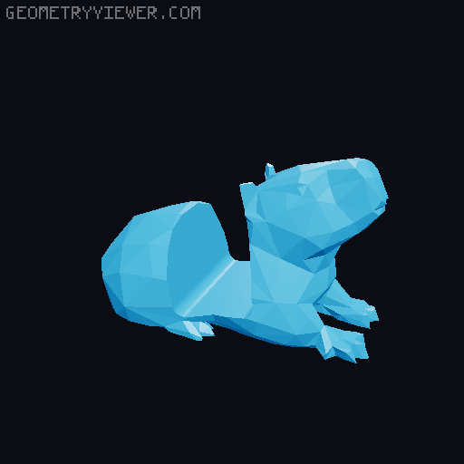 Capybara Phone Holder / Keyring 3D model thumbnail
