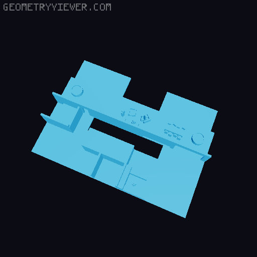 The house I live in ( Model railway N scale 1:160) 3D model thumbnail