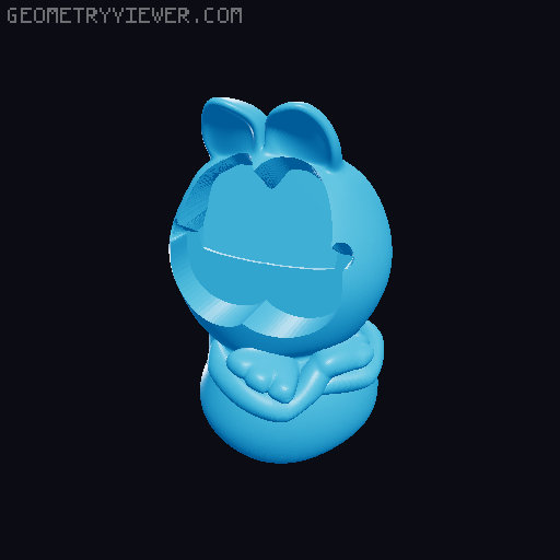 Garfield 3D model thumbnail