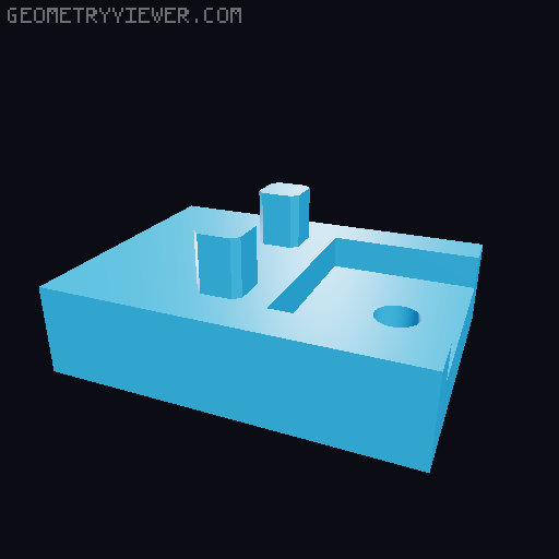 Minecraft Picking Chicken Toy 3D model thumbnail