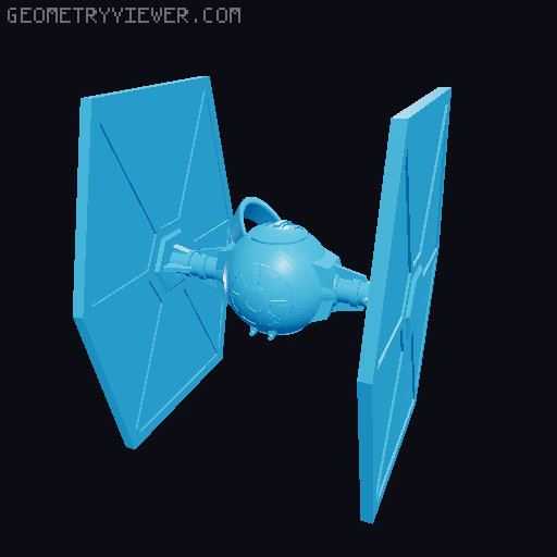 Star Wars hangers 3D model thumbnail