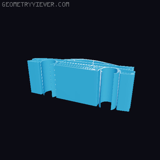 Car silhouettes! different models 3D model thumbnail