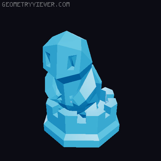 Pokemon Chess Set 3D model thumbnail