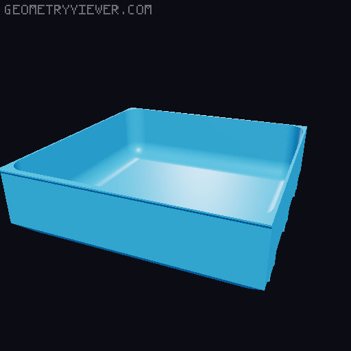 Modular Drawer Organizer Remix 3D model thumbnail