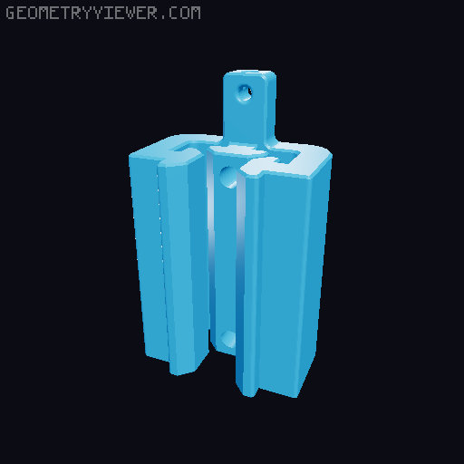 Yet another heat-set insert installation stand 3D model thumbnail