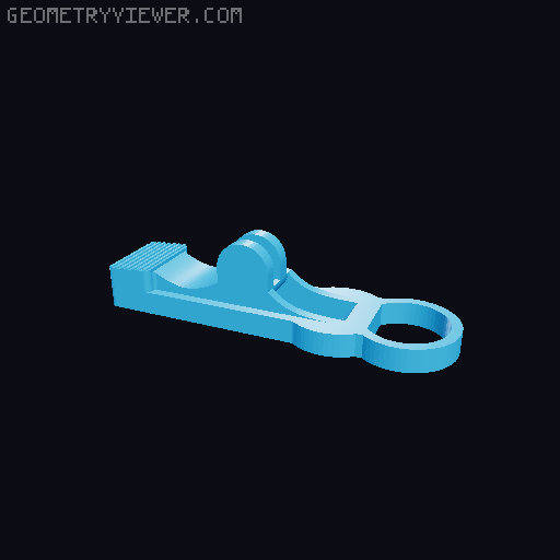 Towel Clip 3D model thumbnail