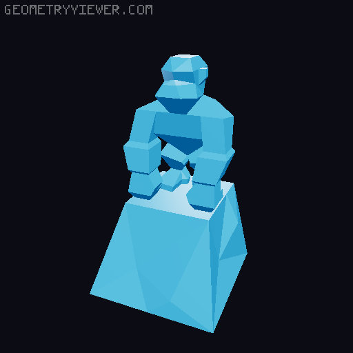 TECLAS ESTILO LOWPOLY 3D model thumbnail