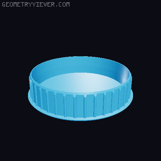 Prusament Screw-Top Container v2 3D model thumbnail