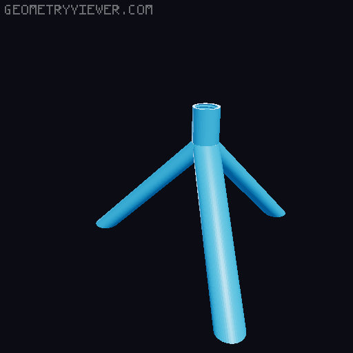 Airplane wind spinner 3D model thumbnail