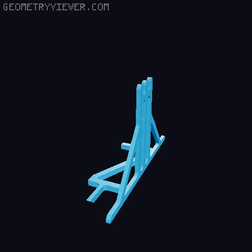 Double_notch_Stand_v3.3 3D model thumbnail