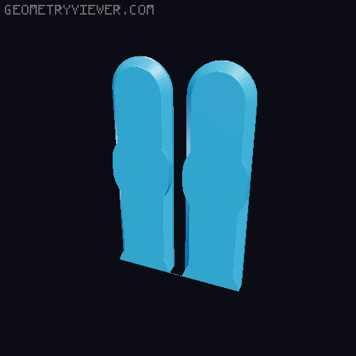 MultiConnect Slot Dies 3D model thumbnail