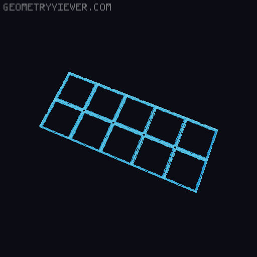 CLCKbase with Screw Holes, Sizes up to 9x9, Gridfinity Baseplate 3D model thumbnail