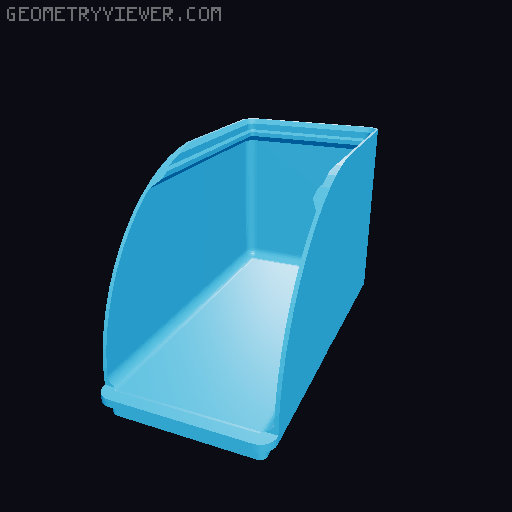 Gridfinity rouded bins collection all sizes 3D model thumbnail