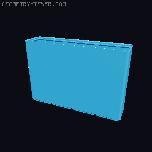 Gridfinity cups height 16 (116mm) collection 3D model thumbnail