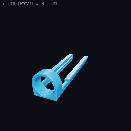 Johnny Silverhand's Malorian Arms 3516 3D model thumbnail