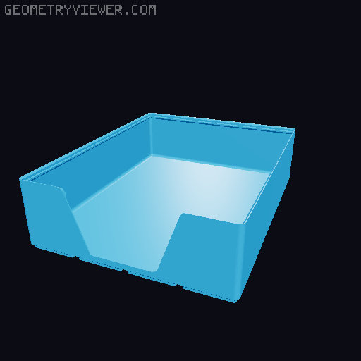 Gridfinity wall cutout collection 3D model thumbnail
